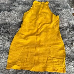Guess Yellow Halter Dress